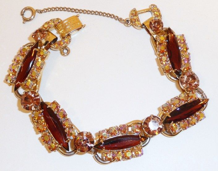 Sparking Vintage Topaz Crystal, A/Bs Juliana Bracelet  