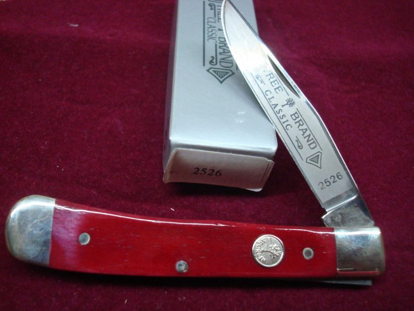 Böker Tree Brand Smooth Red Bone Trapper (BK2525SRB)