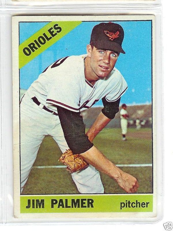 JIM PALMER Topps #126 1966 Orioles Rookie nr Mint/Mint  