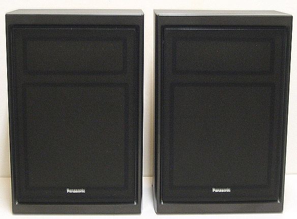 vintage Pair Panasonic SB 191 2 Way Speakers Perfect  