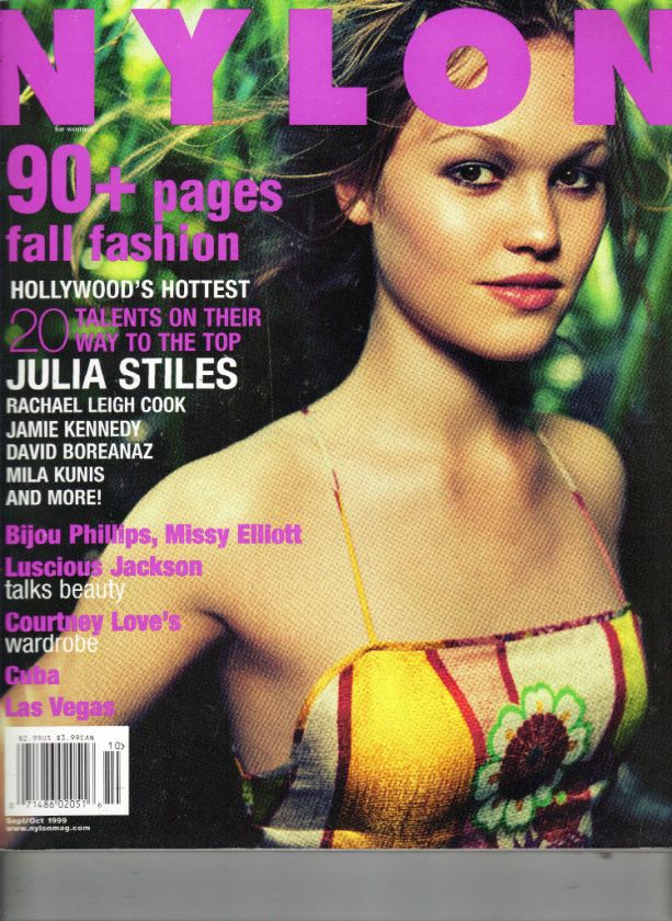 JULIA STILES Nylon 9/99 MILA KUNIS RACHAEL LEIGH COOK  