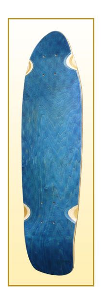 NEW Blue Longboards Mini Cruiser Skateboard Deck  