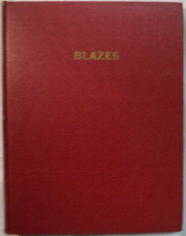 Blazes 1949 Book With Monotype Alfco Fire Extinguishers  