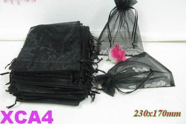 10 COLORS WEDDING FAVOR BAGS ORGANZA LARGE SIZE 23X17CM  