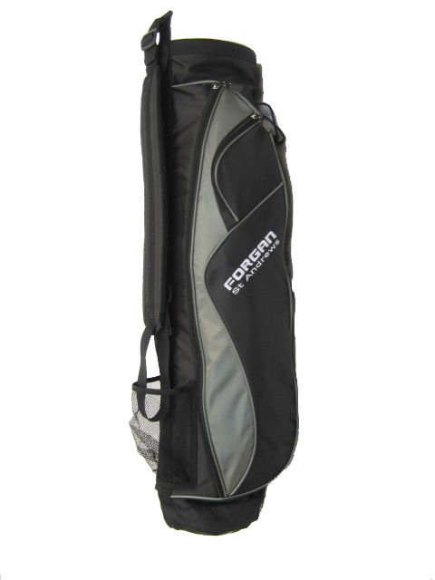 Forgan Ultra Lite Nylon Carry Golf Bag GREY & Black NEW  