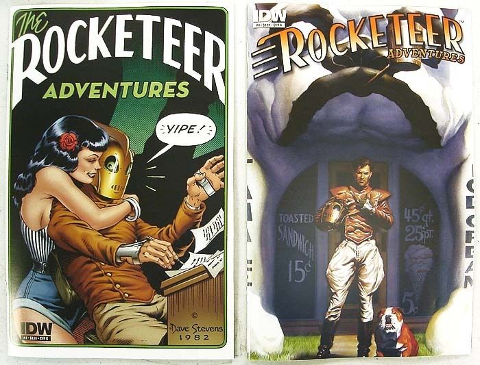 ROCKETEER ADVENTURES # 4 ALEX ROSS & DAVE STEVENS Set/2  