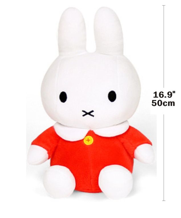 kawaii miffy bunny stuffed plush toy ~red 19.6  