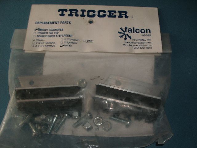 Trigger Sawhorse Foot Kit Falcon Ladder NEW Parts Kits  