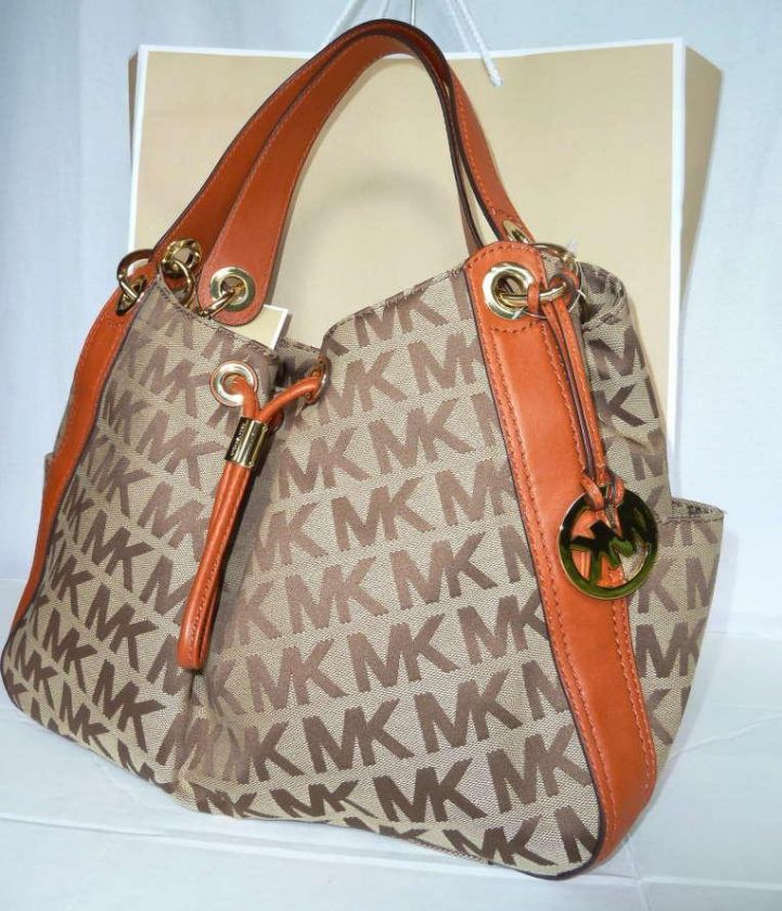 NWT MICHAEL KORS SIGNATURE LARGE TOTE SHOULDER BAG  