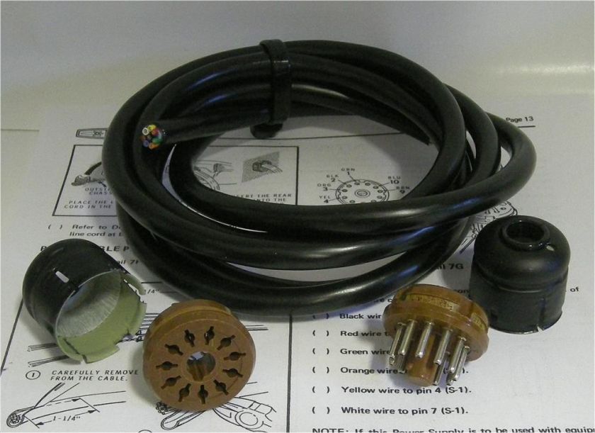 BRAND NEW 11 PIN CABLE FOR HEATHKIT HP/SB/HW EQUIPMENT  