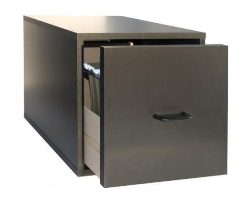 New 15 Single Hanging File Folder Storage Cube   Black  