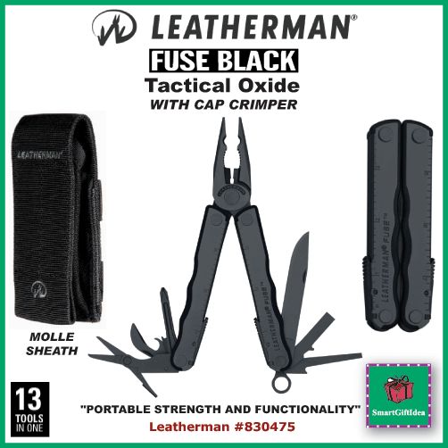 FUSE BLACK OXIDE_CRIMPER_LEATHERMAN w/ MOLLE #830475 037447354687 