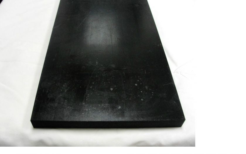 POLYURETHANE/URETHANE SHEET 1 X 10 X 8 *DEEP DISCOUNT* 90A BLACK