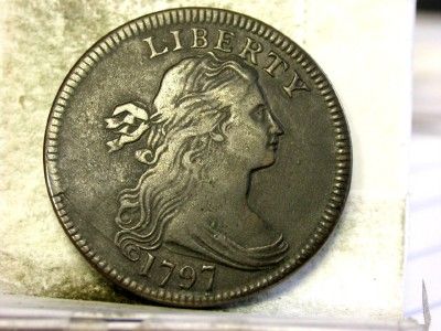 1797 VF++ DRAPED BUST LARGE CENT ID#Q832  99C   