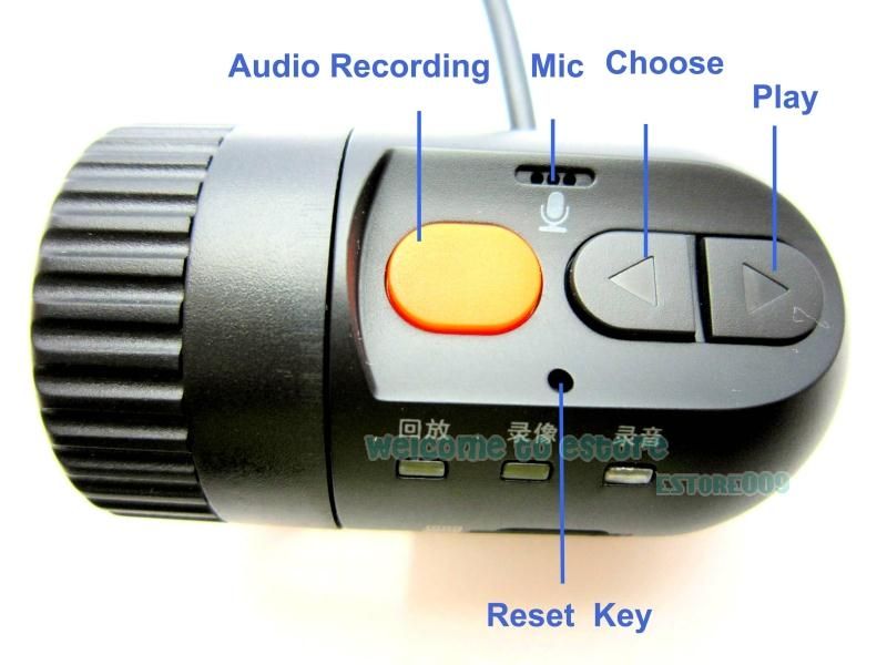 Connect to Car ACC and GND to get 12V power source