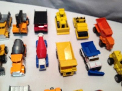 Vintage~LOT~ Construction ~ Hot Wheels ~Match box~1970s~1980s~Micro 