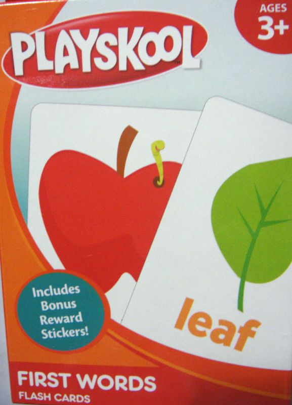 NEW PLAYSKOOL FIRST WORDS FLASH CARDS  