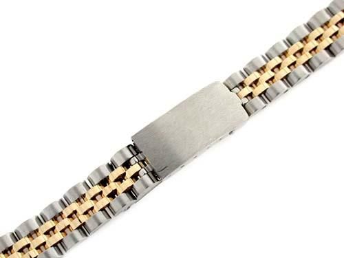 LADIES 14K/SS JUBILEE WATCH BAND FOR ROLEX 13MM HEAVY  