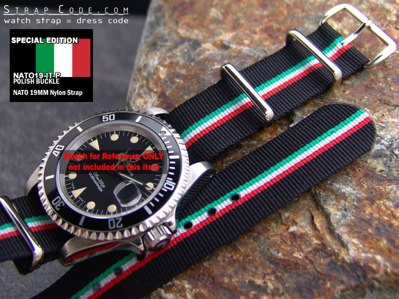 19mm NATO Special Edition Watch Strap Band 3 Finish  