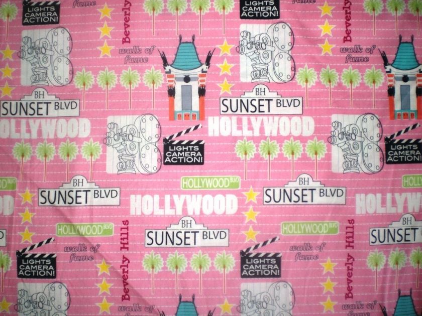 LISS HOLLYWOOD CITY SIGNATURE PRINT FABRIC  