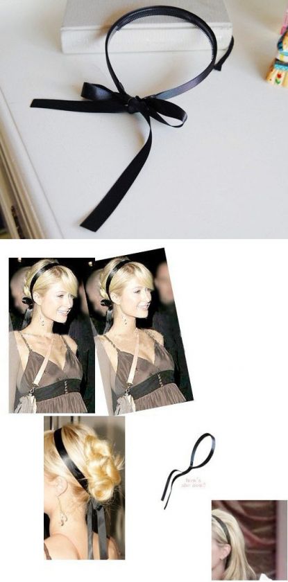 trendy ribbon headband easy to wear for an instant style very popular 