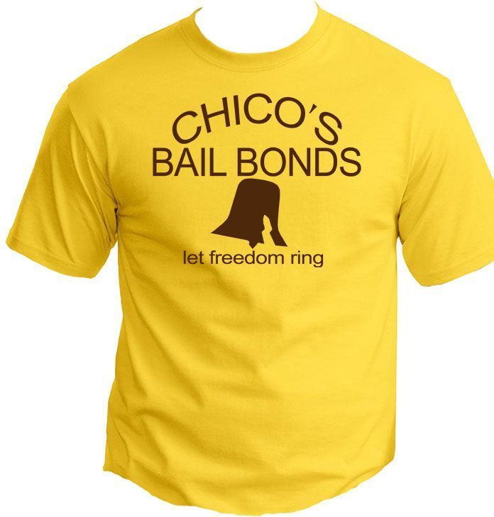 Chicos Bail Bonds Bad News Bears funny Daisy T Shirt  