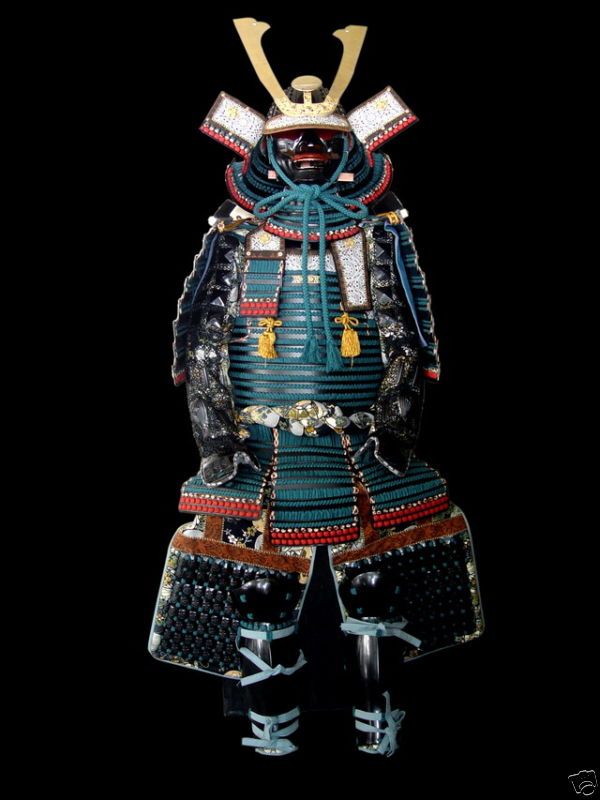 Rüstung Art Japanese Samurai Bule Armor wearable$  