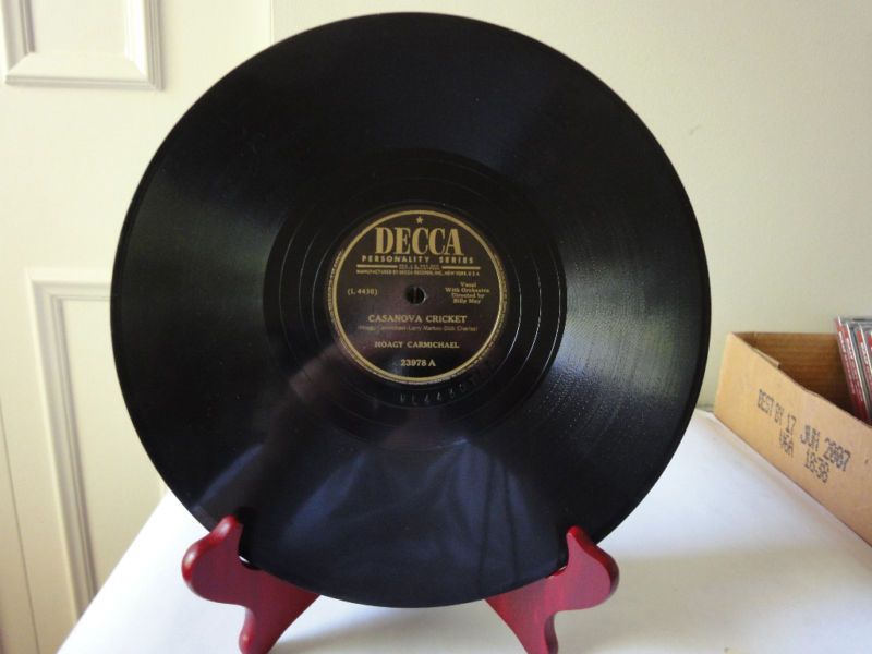 78 RPM RECORD/5) HOAGY CARMICHAEL / CASANOVA CRICKET  