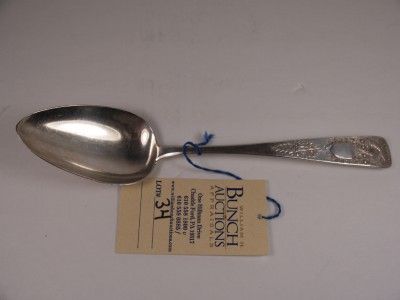 HUGE RUSSIAN STERLING 84 SILVER 1836 SPOON COSSACK ART  