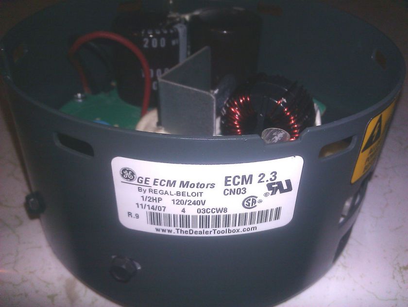 NEW GE ECM 2.3 1/2 HP END BELL BLOWER MOTOR PROGRAMMABLE CONTROL 