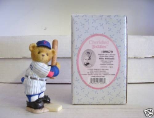 Billy Williams ~ 2002 CUBS Cherished Teddies ENESCO SGA  