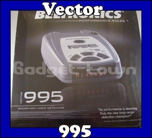 New Beltronics Vector 995 Dash mount Radar Detector  