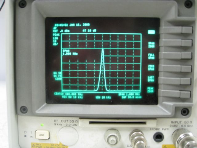 HP 8595E Spectrum Analyzer 6.5 Ghz with Opt 41  