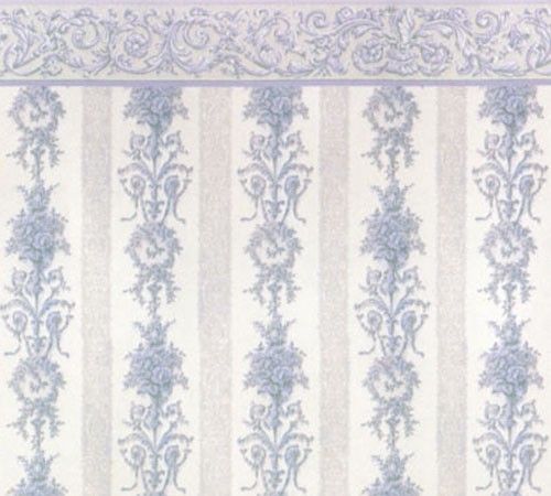   stripe blue dollhouse wallpaper by mini graphics each sheet measures