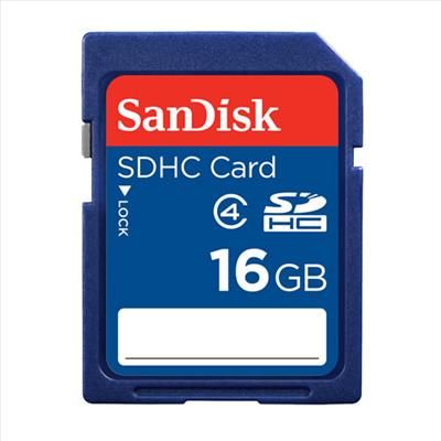 Lot of 5 SanDisk 16GB SD SDHC Class 4 Flash Memory Card  