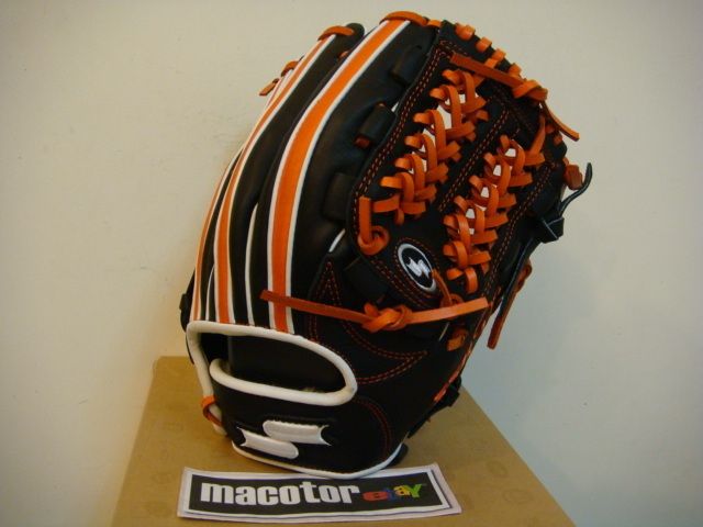 SSK Special Order 12 Baseball Glove Black Orange RHT  