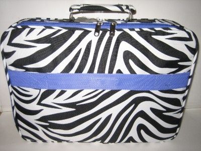 NEW LIGHT PURPLE ZEBRA 17 INCH LAPTOP CASE BAG W/STRAP  