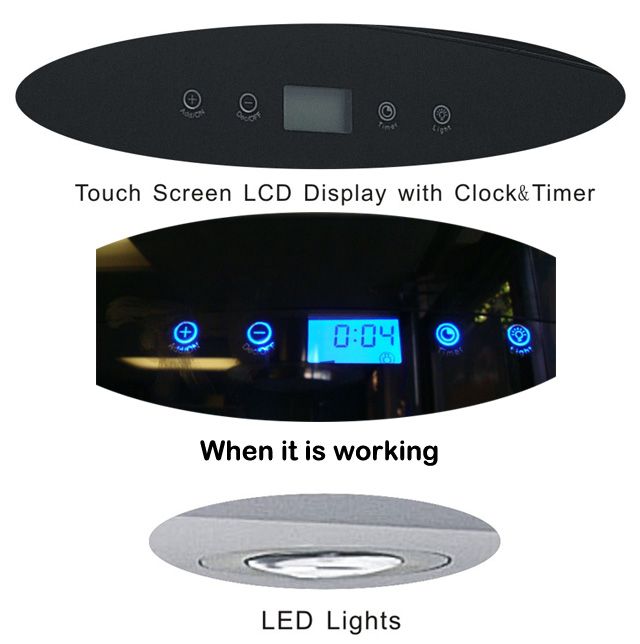 36Touch screen LCD with clock.Delayed power Hood 09RA  