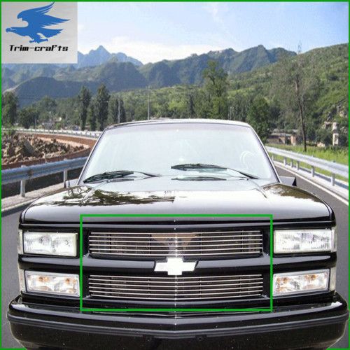 94 98 Chevy K1500 K2500 K3500 Tahoe Billet Grille 2PCS  