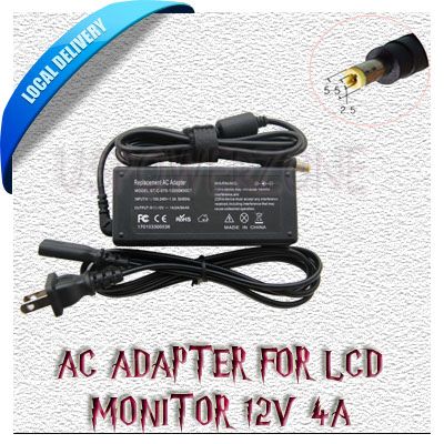 Power Supply Adapter 3M M150 LCD Monitor (12V 3A)  