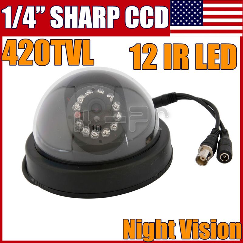 420TVL Ceiling CCTV IR DOME Security Camera Indoor @USA  