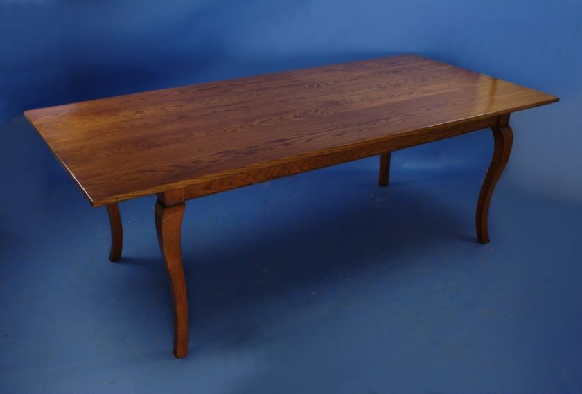 Antique Style English Furniture Solid Oak Dining Table  