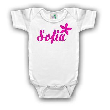   PERSONALIZED BABY GIRL INFANT NEWBORN ONESIE T SHIRT CLOTHING GIFT NEW