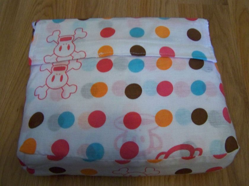   Frank Monkey Cross Bones & Skull Rainbow Dots Sheet Set Sheets  