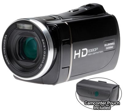 Bell & Howell DV1200HD 1080p High Definition Zoom Touch Digital Video 