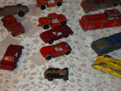   METAL TOY CARS BIG LOT (29) MIDGE, GOODIE, TOOTSIE TOY, 2 6  