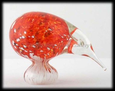 Stunning Hokitika Glass New Zealand Art Glass Kiwi  