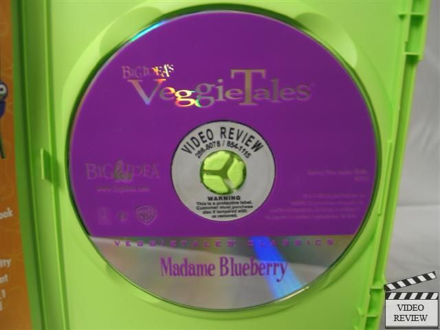 veggietales madame blueberry dvd