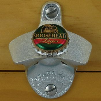 MOOSEHEAD LAGER BOTTLE CAP Starr X Wall Mount Opener  