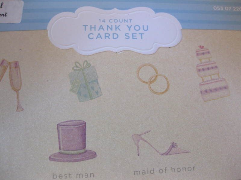 NIP Wedding THANK YOU NOTES 14, Best man, bridesmaid ++  